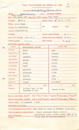 Hartlepools A 24.3.1967 Match Paperwork