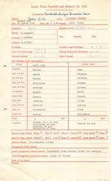 York City A 25.3.1967 Match Paperwork