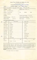 Port Vale H 1.4.1967 Match Paperwork & Correspondence