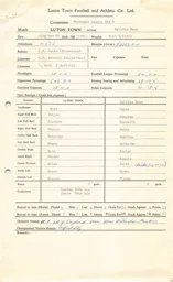 Halifax Town H 25.11.1967 Match Paperwork