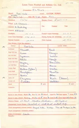 Port Vale A 26.1.1968 Match Paperwork & Correspondence