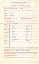 Chesterfield A 2.3.1968 Match Paperwork & Correspondence