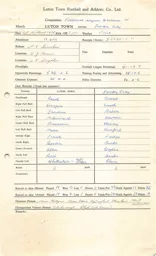 Exeter City H 16.3.1968 Match Paperwork & Correspondence