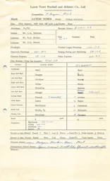 Oldham Athletic H 10.8.1968 Match Paperwork