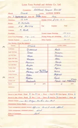 Leyton Orient A 7.9.1968 Match Paperwork & Correspondence