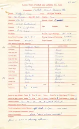 Watford 5.10.1968 Match Paperwork