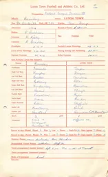 Barnsley A 8.10.1968 Match Paperwork & Correspondence