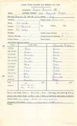Plymouth Argyle H 21.12.1968 Match Paperwork