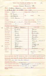 Oldham Athletic A 1.3.1969 Match Paperwork & Correspondence