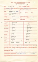 Southport A 14.4.1969 Match Paperwork & Correspondence