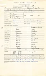 Stockport County H 25.4.1969 Match Paperwork & Correspondence