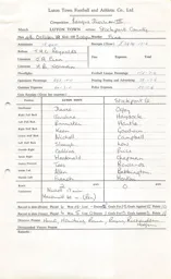 Stockport County H 4.10.1969 Match Paperwork