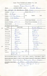 Bristol Rovers A 10.2.1970 Match Paperwork & Correspondence