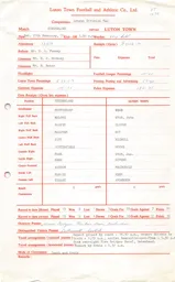 Sunderland A 27.2.1971 Match Paperwork & Correspondence