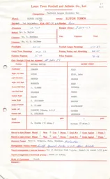 Oxford United A 1.9.1971 Match Paperwork