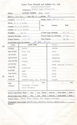 Fulham H 28.9.1971 Match Paperwork