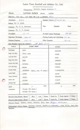 Leyton Orient H 18.12.1971 Match Paperwork