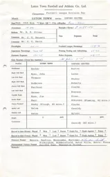 Oxford United H 30.8.1972 Match Paperwork