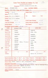 Swindon Town A 26.9.1972 Match Paperwork