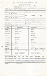 Portsmouth H 18.10.1972 Match Paperwork