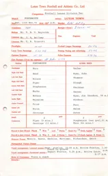 Portsmouth A 11.11.1972 Match Paperwork & Correspondence