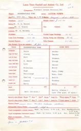 Huddersfield Town A 20.1.1973 Match Paperwork & Correspondence