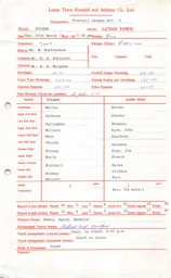 Fulham A 27.3.1973 Match Paperwork & Correspondence