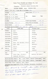 Swindon Town H 13.10.1973 Match Paperwork