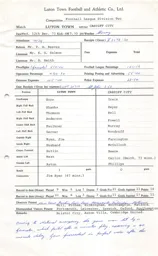 Cardiff City H 12.12.1973 Match Paperwork & Correspondence Full File