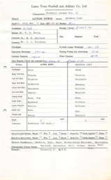 Bristol City H 29.12.1973 Match Paperwork