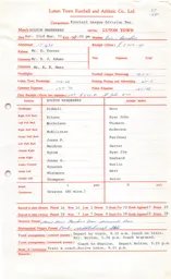 Bolton Wanderers A 23.3.1974 Match Paperwork