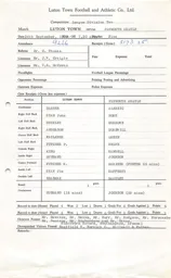 Plymouth Argyle H 24.9.1975 Match Paperwork