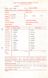 Nottingham Forest A 21.10.1975 Match Paperwork