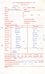 Bristol City A 6.3.1976 Match Paperwork & Correspondence