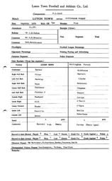 Nottingham Forest H 4.9.1976 Match Paperwork