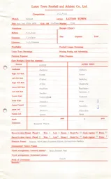 Leyton Orient A 27.12.1976 Match Paperwork