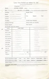 Charlton Athletic H 19.2.1977 Match Paperwork