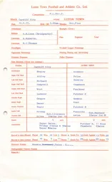 Cardiff City A 16.4.1977 Match Paperwork