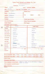 Leyton Orient A 2.1.1978 Match Paperwork