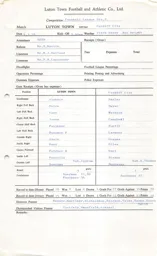 Cardiff City H 4.3.1978 Match Paperwork
