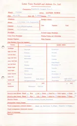 Fulham A 10.3.1978 Match Paperwork & Correspondence