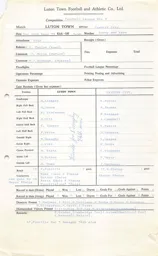 Cardiff City H 16.9.1978 Match Paperwork