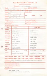 Leyton Orient A 28.10.1978 Match Paperwork