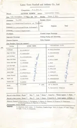 Leicester City H 4.11.1978 Match Paperwork