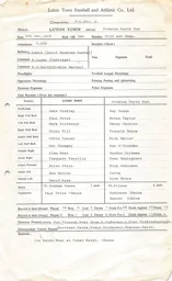 Preston North End H 9.12.1978 Match Paperwork