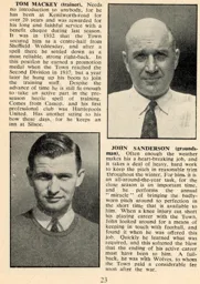 Tom Mackey and John Sanderson Luton News Handbook 1954-55