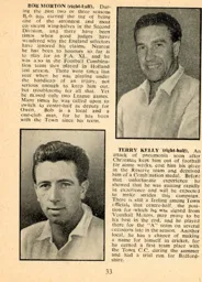 Bob Morton and Terry Kelly Luton News Handbook 1954-55