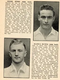 Bernard Streten and Ron Baynham Luton News Handbook 1954-55