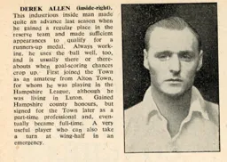 Sos Allen Luton News Handbook 1954-55