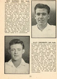 Ken Hawkes and Alan Thompson Luton News Handbook 1954-55